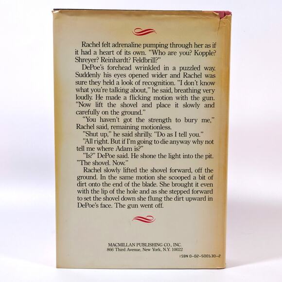 The Fury of Rachel Monette by Peter Abrahams First Edition 1980 Hardcover DJ - Picture 2 of 7